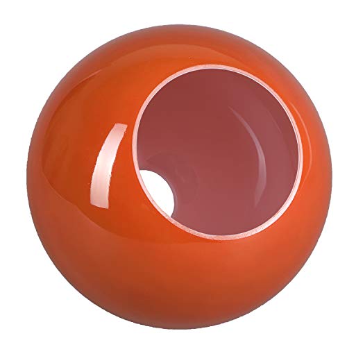 Kugelglas Ø 200mm Lampenglas Ersatzglas Leuchtenglas E27 Opalglas Kugelform Glasschirm Kugelleuchte Orange von H4L