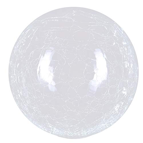 Kugelglas crackle klar Ø 150mm Lampenglas Ersatzglas Leuchtenglas Glas Kugel E14 Dekorativ von H4L