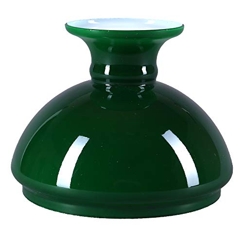 Lampenglas Grün Petroleumlampe Ersatzglas Ø 154mm Leuchtenglas Glasschirm Vestaschirm von H4L