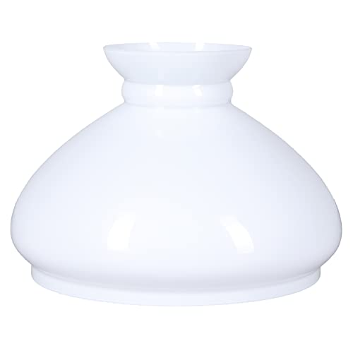 Petroleumglas opal weiß Ø 234mm Lampenglas Ersatzglas Petroleumlampe Glasschirm E27 von H4L