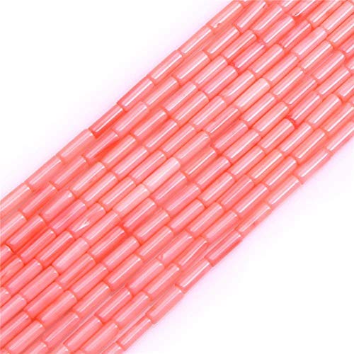 3 x 7 mm Spalte Coral Perlen Lose Edelstein Perlen Strang 38,1 cm Schmuckherstellung Perlen 3x7mm rose von HAAMIIQII