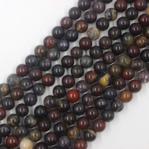 Natur Blutstein Perlen"Semi Precious Edelstein Perlen für Schmuckherstellung Strand 38,1 cm 12mm Round 12mm von HAAMIIQII