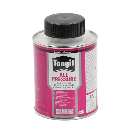 HAF® Tangit PVC-U Kleber All Pressure/Spezialkleber in 250g Dose mit Pinsel- Spezialkleber geeignet für Verbindung und Montage von harten PVC-U Rohren - Menge: 1 Stück = 250g von HAF