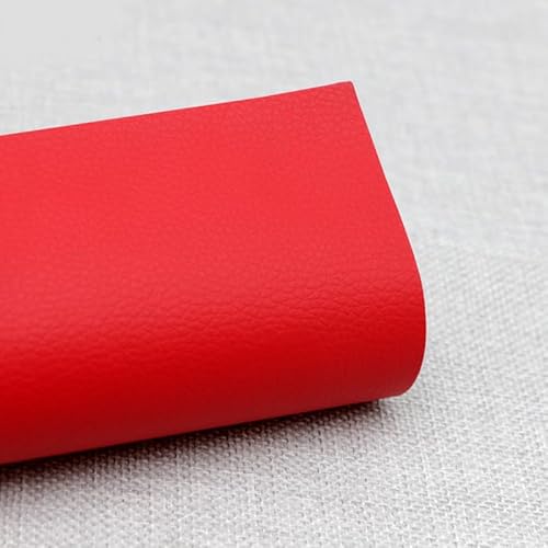 Selbstklebender Lederpatch, Kunstlederpatch, verwendet für Sofa, Autositz Lederreparatur rot(40CMX200CM) von HAHII