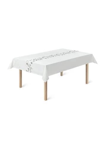 Kähler Tischdecke 150x320 cm Hammershøi Christmas Dänisches Design, Weiss von HAK Kähler