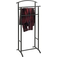 HAKU Möbel Herrendiener 55503 schwarz Metall 48,0 x 107,0 cm von HAKU Möbel
