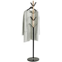 HAKU Möbel Kleiderständer 54593 schwarz Metall 8 Haken 37,0 x 179,0 cm von HAKU Möbel