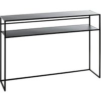 HAKU Möbel Konsolentisch Metall schwarz 112,0 x 28,0 x 81,0 cm von HAKU Möbel