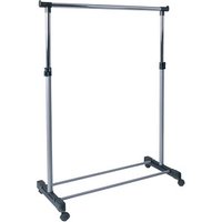 HAKU Möbel Rollgarderobe 44731 schwarz Metall 90,0 x 95,0-170,0 cm von HAKU Möbel