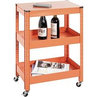 HAKU Möbel Servierwagen orange 50,0 x 32,0 x 75,0 cm von HAKU Möbel