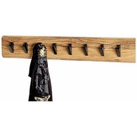 HAKU Möbel Wandgarderobe 52977 akazie Holz 8 Haken 90,0 x 15,0 cm von HAKU Möbel