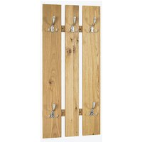 HAKU Möbel Wandgarderobe 15616 braun Holz 5 Haken 45,0 x 100,0 cm von HAKU Möbel