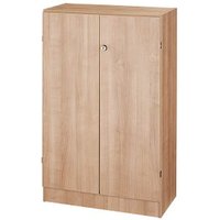 HAMMERBACHER Aktenschrank 6550, V6550/N/N/SG nussbaum 2 Fachböden 80,0 x 42,0 x 127,0 cm von HAMMERBACHER