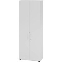 HAMMERBACHER Aktenschrank 968T6, V968T6/5/5/BS lichtgrau 5 Fachböden 80,0 x 42,0 x 215,6 cm von HAMMERBACHER