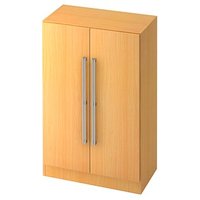 HAMMERBACHER Aktenschrank Akandia, V7550/6/6/NU buche 2 Fachböden 80,0 x 42,0 x 127,0 cm von HAMMERBACHER