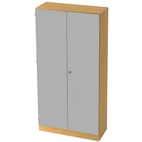 HAMMERBACHER Aktenschrank 6910, V6910/6/S/SG buche, silber 4 Fachböden 100,0 x 42,0 x 200,4 cm von HAMMERBACHER