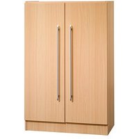 HAMMERBACHER Aktenschrank Sira, V7550/6/6/RE buche 2 Fachböden 80,0 x 42,0 x 127,0 cm von HAMMERBACHER