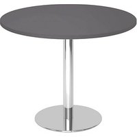 HAMMERBACHER Bistrotisch grafit 100,0 x 100,0 x 74,0 cm von HAMMERBACHER