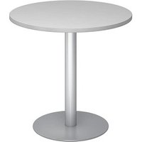 HAMMERBACHER Bistrotisch lichtgrau 80,0 x 80,0 x 74,0 cm von HAMMERBACHER