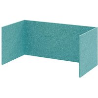 HAMMERBACHER FlexWall Akustikrückwand türkis 74,8 x 37,3 x 32,8 cm von HAMMERBACHER