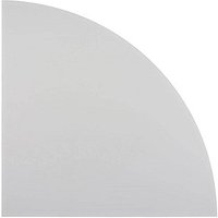 HAMMERBACHER Verbindungsplatte Savona lichtgrau, dreieckig abgerundet 80,0 x 80,0 x 2,5 cm von HAMMERBACHER