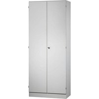 HAMMERBACHER Aktenschrank Schrank Prokura, V6100/5/5/SG lichtgrau 4 Fachböden 80,0 x 42,0 x 200,4 cm von HAMMERBACHER