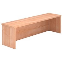 HAMMERBACHER Thekenaufsatz gerade, nussbaum 115,0 x 32,0 x 35,0 cm von HAMMERBACHER