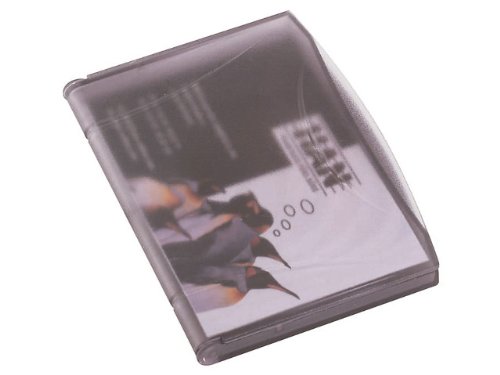 HAN 2001-69 Visitenkartenbox Go VIP, für circa 20 Karten, 99 x 8 x 71 mm, 15er Packung, grau-transluzent von HAN