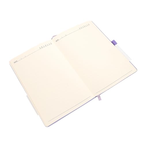 HANABASS Schülertagebuch Hardcover-Notizbuch Notizbücher digitales notizbuch meeting notebook schreibheft notebooks notebooke Journal -Notebook tägliches notizbuch Kunstleder pu Violet von HANABASS