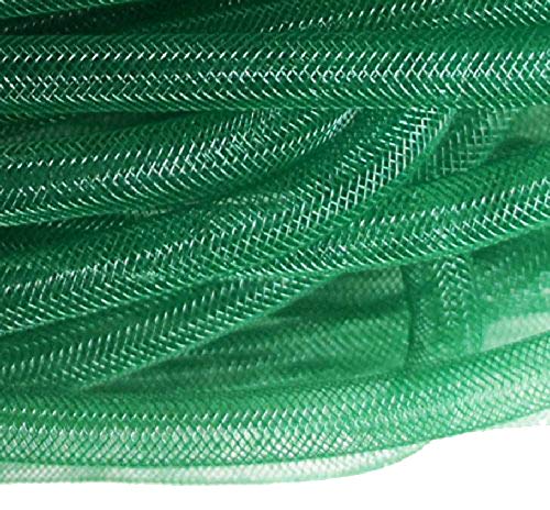 HAND ® Elastische Leicht Millinery Tubular CRIN Assorted Plain Colours Trim - Durchmesser 8 mm, appx 30 Meter pro Packung (dunkelgrün) von HAND