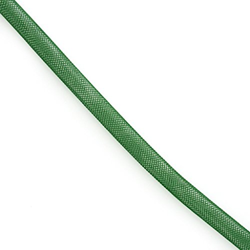 HAND ® Tubular Crin Emerald Green Elastic Leichte Millinery Trim - Durchmesser 8 mm Appx 30 Meter pro Packung von HAND