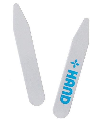 Kunststoff-Halsbänder, ideal für die Verstärkung der Hals, wirtschaftlich und einfach zu verwenden, 25 Paar in Einer Packung, Größe 64 mm, Weiß von HAND