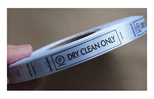 Stoff bedruckt zu waschen Gesundheitsversorgung Etiketten – Chemische Reinigung nur, 12 mmwx62mml, Rolle Rolle-1000 Etiketten – Kaufen 1 erhalten 1 kostenlose Angebot. von HAND