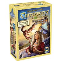 HANS IM GLÜCK Carcassonne - Burgfräulein und Drachen (Erweiterung) Brettspiel von HANS IM GLÜCK