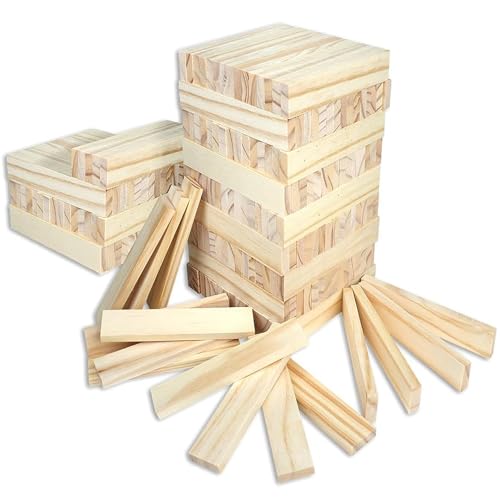 HAOBIN 50 Stück bastelholz klötzchen bastelklötzchen Hölzchen Holzbausteine 100x20x7 mm Holzstäbchen zum Basteln Holzleiste holzklötze basteln Holz für Heimwerkerprojekte und Deko,Bau und Vertäfelung von HAOBIN