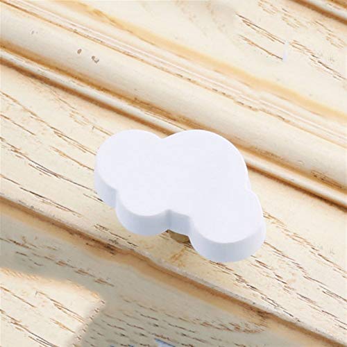 Schminktischgriff, Kindermöbelgriffe, Cartoon-Schrankknöpfe, Griffe, PVC, Wolke, Schublade, Knöpfe for Kinder, Innenbeschläge (Nr. 710)(Cloud S) von HAOJIazx