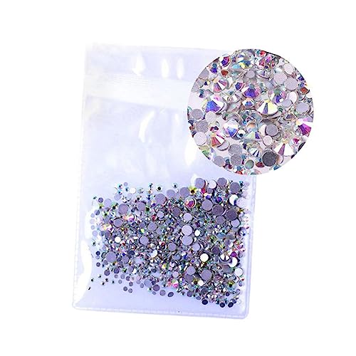 1440 Stk Kunstzubehör Strass Strasssteine ​​aufnähen mit Strassverzierung Randbereich Hotfix trimmen acryl nails bastelzeug Nail Art Dekoration Strasssteine Nailart-Strasssteine HAPINARY von HAPINARY