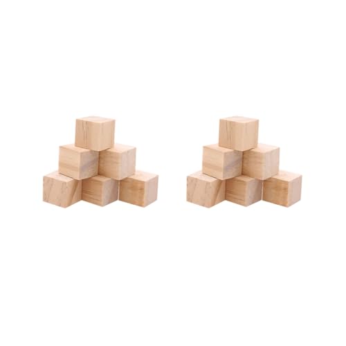 36St kleiner Holzwürfel holzspielzeug holzbausatz holzspielsachen Holzspielzeug für holzbauklötze Bastelwürfel aus Holz Würfel selber machen kleiner Block Bambus HAPINARY von HAPINARY