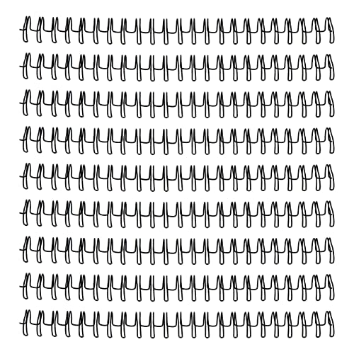 HAPINARY 50 Stücke Metall Draht Binderücken 23 Löcher Doppel Bindemittel Für Büro Schule von HAPINARY