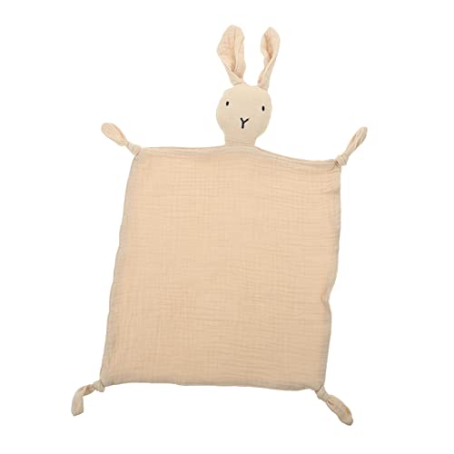 Beruhigendes Handtuch Aus Reiner Baumwolle Kleinkind Sensorisch Fleece-babydecken Kräuseln Kaninchen Neugeborenes Mädchen Junge Unisex-babydecke Khaki HAPINARY von HAPINARY