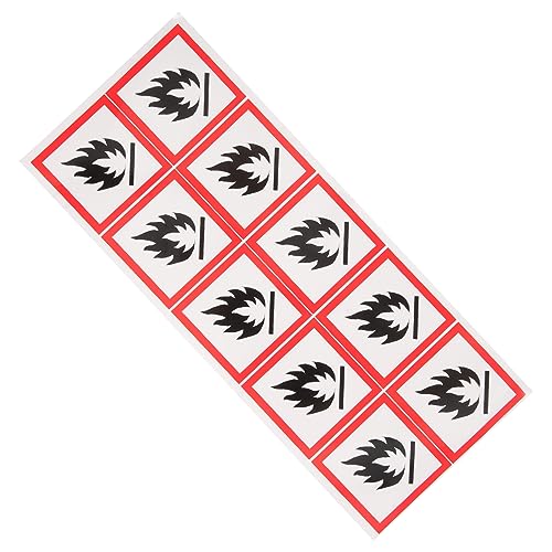 HAPINARY 1 Blatt Innen Duftend Leuchtend Neon-aufkleber Zahlen Hallo Flamme Aufkleber Für Wasserflaschen Reflektierend Flüssig Feuer Aufkleber Gothic Wasserdicht Etiketten Pvc Selbstklebend von HAPINARY