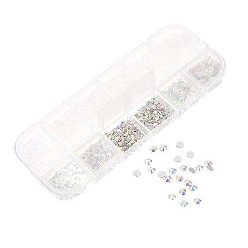 HAPINARY 1 Box Diamant Glänzende Flatbacks Strasssteine Für Nageldesign Rhinestones Ideal Für DIY Nagelornamente Und Kreative Nail Art Projekte von HAPINARY