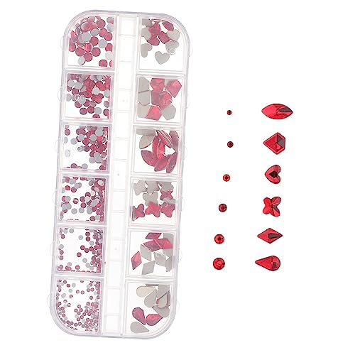 HAPINARY 1 Box Nail Art Accessoires Diamond Nail Files Edelstein Aufkleber Für Handwerksnagel Edelstein Strasssteine ​​Nagelkunstperlen Nagelsteine ​​Edelsteine ​​Daisy Nagelaufkleber von HAPINARY