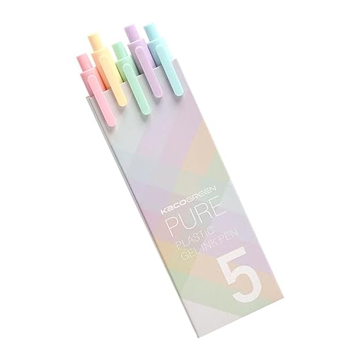 HAPINARY 1 Gel Stift Pastell Stifte Tinte Kugelschreiber Gelstift Gelschreiber Fürs Büro Schwarzer Gel-nachfüllstift Schwarzer Nachfüllstift Schreibwaren Stift Signaturstift Plastik von HAPINARY