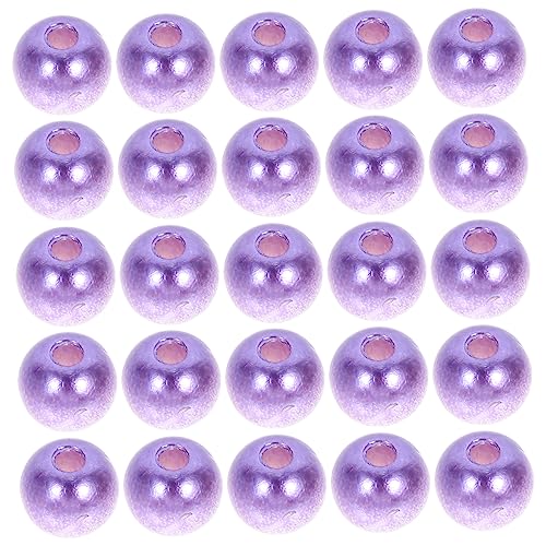 HAPINARY 1 Nachahmungsperle Lose Perlen Loch Perle Lose Perlen Zange Bastelperlen Zucht Haken Bausatz Für Armbänder Aus Tonperlen Kit Zur Herstellung Von Charm-armbändern Reize Violet Harz von HAPINARY