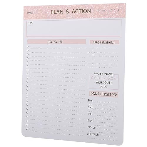 HAPINARY 1 Notizbuch Tragbare Hinweise Pads Praktische Notizbilder Haushaltsemo Memo Pads Daily Planer Haushaltsnotiz Haftungsnotiz Tragbarer Memo Pads Praktischer Planer Notizier von HAPINARY