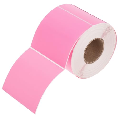 HAPINARY Etikettenrolle 1 Rolle Thermoetikettenpapier Porto Etiketten Aufkleber Thermoetiketten Einkreisen Barcode -versandaufkleber Post- Versandetiketten Rechtecke Beschriften Express-etikett Rosa von HAPINARY