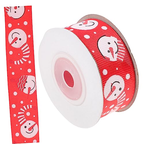 HAPINARY 1 Rolle Weihnachts Geschenkband Geburtstags Geschenkpapier Bänder Zum Basteln Schleife Weihnachtsbaumband Gebundene Bänder Sackleinen Satinband Weihnachtsband Girlande von HAPINARY