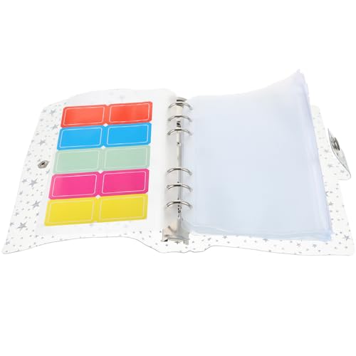 HAPINARY 1 Satz Budgetordner aktenkoffer aktentaschen butget planer geldclip Geld-Budget-Brieftasche Kalender briefumschläge geldumschläge budget brieftasche uk Geldplaner Binder PVC Weiß von HAPINARY