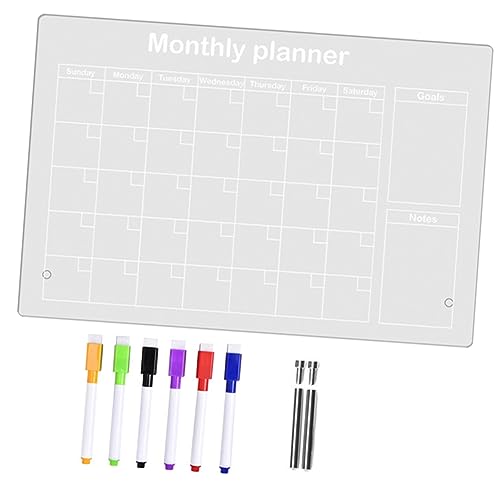 HAPINARY 1 Satz Computerbildschirm Trocken Abwischbare Tafel Mit Ständer Whiteboard-marker Anschlagtafeln Für Das Büro Whiteboard-stift Notizblock Dreifach Schild Bürste Transparent von HAPINARY